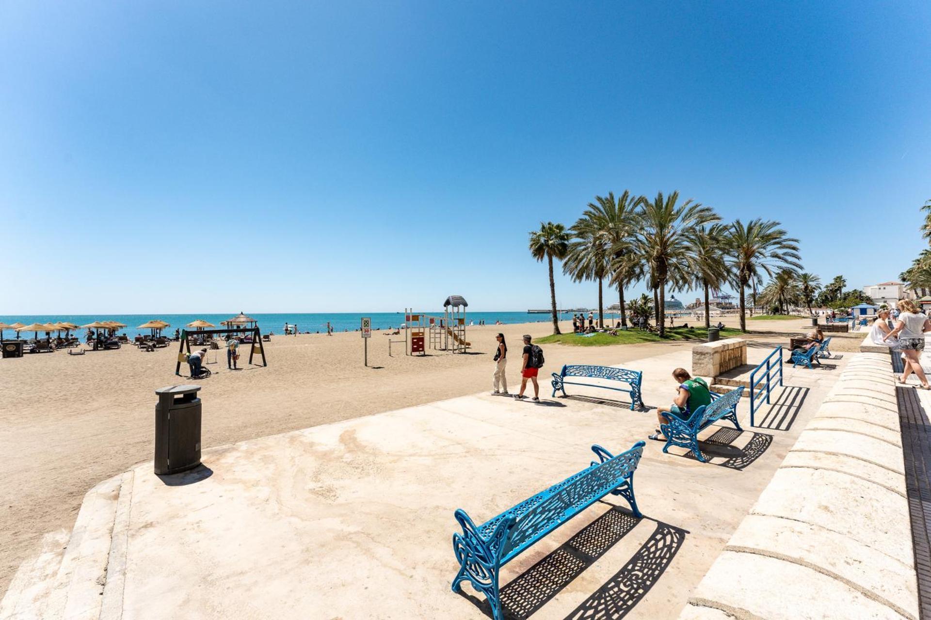 Malagasuite Malagueta Beach & Sun מראה חיצוני תמונה